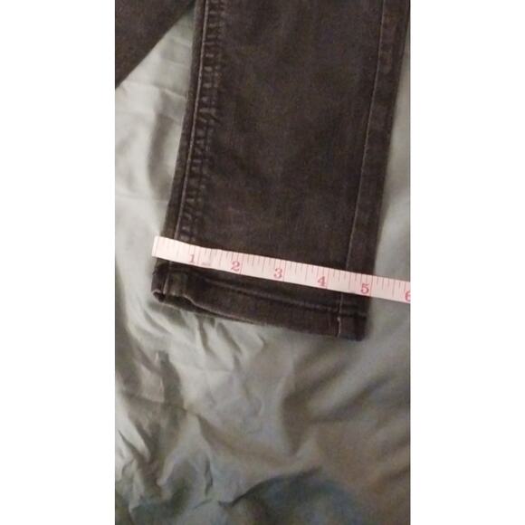 Dark Wash Charcoal Black / Gray True Indego Slim-Fit Skinny Jeans Pants Size 8 - Picture 3 of 6